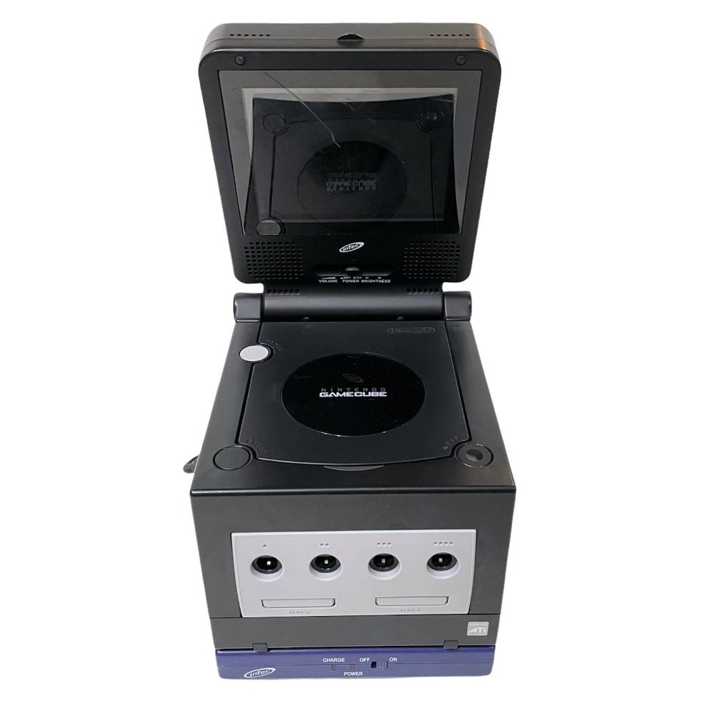 Nintendo Gamecube with Intec Screen & Battery Pack